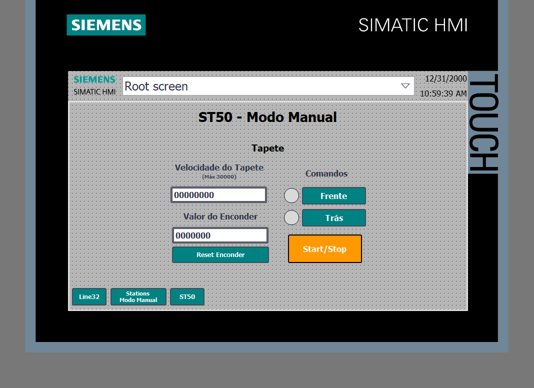 ST50 - Modo Manual (Tapete)